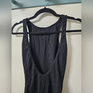 Black Scoop Neck Bodysuit from Community